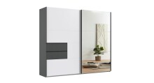Schwebetürenschrank >palermo< in WEISS /...