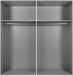 Schwebetürenschrank >AALST< in WEISS - 225x208x65cm (BxHxT)