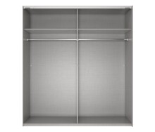 Schwebetürenschrank >AALST< in ARTISAN EICHE DEKOR / SPIEGEL - 225x208x65cm (BxHxT)