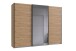 Schwebetürenschrank >AALST< in ARTISAN EICHE Dekor / SPIEGEL - 270x208x65cm (BxHxT)