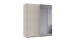 Schwebetürenschrank >AALST< in KASCHMIR / SPIEGEL - 180x208x65cm (BxHxT)