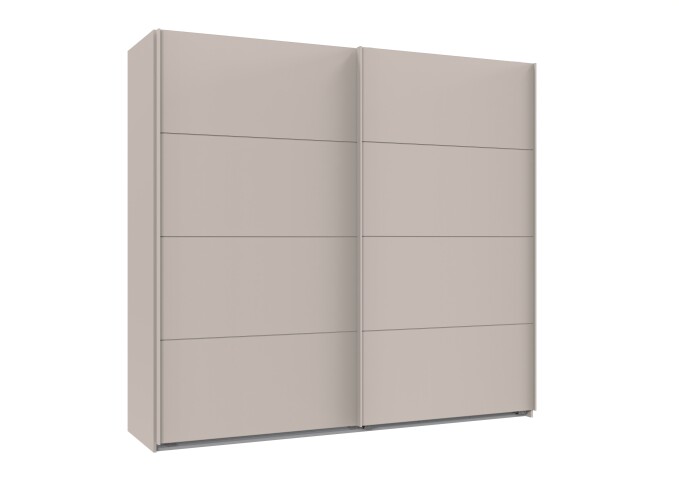 Schwebetürenschrank >AALST< in KASCHMIR - 225x208x65cm (BxHxT)