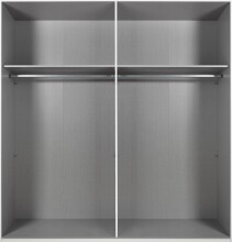 Schwebetürenschrank >AALST< in KASCHMIR - 225x208x65cm (BxHxT)