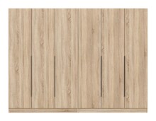Kleiderschrank >Kopenhagen< in Sonoma Eiche - 240x181x52cm (BxHxT)
