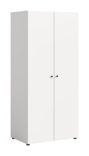 Kleiderschrank >Darwin< in Weiß - 80x176x51cm (BxHxT)