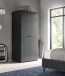 Kleiderschrank >Darwin< in Anthrazit - 80x176x51cm (BxHxT)