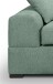 Ecksofa >Veda< in petrol, Strukturstoff - 308x90x186cm (BxHxT)