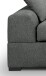 2-Sitzer >Veda< in grau, Strukturstoff - 182x90x93cm (BxHxT)