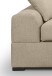 2-Sitzer >Veda< in beige, Strukturstoff - 182x90x93cm (BxHxT)