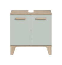 Waschbeckenunterschrank >Star< in Hellgrün -...