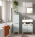 Badezimmer-Set >Star< in Hellgrün - 109x190x34cm (BxHxT)