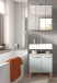 Badezimmer-Set >Star< in Hellgrün - 60x190x34cm (BxHxT)