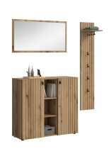 Garderoben-Set >Station< in Evoke Oak -...