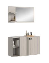 Garderoben-Set >Station< in kaschmir - 106x192x37cm...