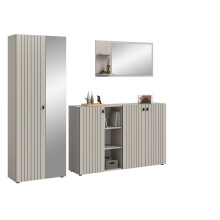 Garderoben-Set >Station< in kaschmir - 235x192x37cm...