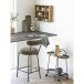 Barhocker >Badalona< in Braun - 39x90x46 (BxHxT)