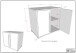 Hochbett >Sam< in Eiche Dekor, Holzwerkstoff - 219x116,6x98cm (BxHxT)