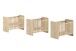 Babybett >Sam< in Eiche Melamin Dekor, Holzwerkstoff - 124,8x95,1x65,8cm (BxHxT)