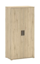 Drehtürenschrank >Sam< in Eiche Melamin Dekor...