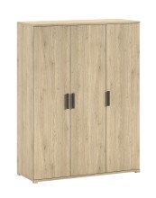 Drehtürenschrank >Sam< in Eiche Melamin Dekor...