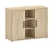 Kommode >Sam< in Eiche Melamin Dekor, Holzwerkstoff - 115,5x89x48cm (BxHxT)