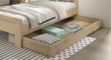 Bettschubkasten >Sam< in Eiche Melamin Dekor -...