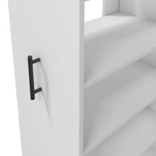 Schuhschrank >Laundry< in Artik Weiß - 37x183x60 (BxHxT)