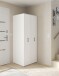Schuhschrank >Laundry< in Artik Weiß - 37x183x60 (BxHxT)