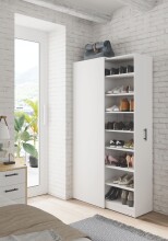 Schuhschrank >Laundry< (2er-Set) in Artik Weiß - 74x183x60 (BxHxT)