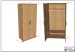 Schlafzimmer-Set >Sam< (4-teilig) in Eiche Melamin Dekor, Holzwerkstoff