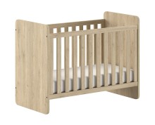 Babymöbel-Set >Sam< (3-teilig) in Eiche Melamin Dekor - 124,8x95,1x65,8 (BxHxT)