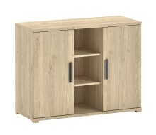 Babymöbel-Set >Sam< (3-teilig) in Eiche Melamin Dekor - 124,8x95,1x65,8 (BxHxT)