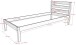 Einzelbett >Pino< in Kiefer natur lackiert, Massivholz - 211x84,4x97,5cm (BxHxT)