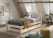 Stauraumbett >Pino< in Kiefer natur lackiert - 211x84,4x97,5 (BxHxT)