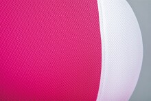 Schreibtischstuhl >JESSI< in Himbeer/Weiß, Mesh - 52x103,5x56 (BxHxT)