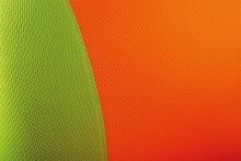 Schreibtischstuhl >JESSI< in Orange/Grün, Mesh - 52x103,5x56cm (BxHxT)