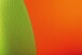 Schreibtischstuhl >JESSI< in Orange/Grün, Mesh - 52x103,5x56cm (BxHxT)