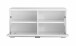 Schuhbank >Menaro< in weiss / Viking Oak Dekor - 90x44x37 (BxHxT)