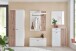 Garderoben-Set >Menaro< (5-teilig) weiss / Viking Oak Dekor - 260x198x37 (BxHxT)