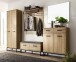 Schuhkommode >Toledo< in Grandson Oak, Holzwerkstoff - 81x108x38cm (BxHxT)
