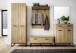 Garderobenspiegel >Toledo< in Grandson Oak / Spiegel - 81x70x2 (BxHxT)