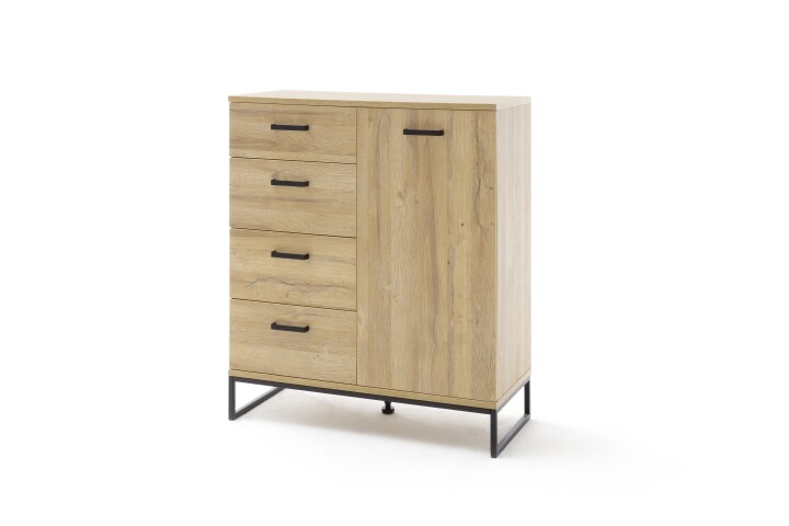Kombikommode >Toledo< in Grandson Oak - 101x116x44 (BxHxT)