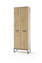 Garderoben-Set >Toledo< (5-teilig) in Grandson Oak - 267x196x38 (BxHxT)