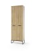 Garderoben-Set >Toledo< (5-teilig) in Grandson Oak - 267x196x38 (BxHxT)