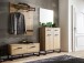 Garderoben-Set >Toledo< (4-teilig) in Grandson Oak - 191x196x38 (BxHxT)