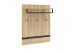 Garderoben-Set >Toledo< (4-teilig) in Grandson Oak - 191x196x38 (BxHxT)