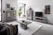 Wohnwand >Sona< in Arktis grau, Holzwerkstoff - 234x198x44cm (BxHxT)
