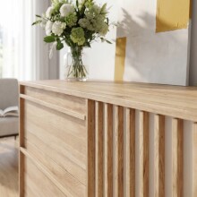 Kommode >ARANK< in Mauvella Eiche  - 117,8x84,9x41,7cm (BxHxT)