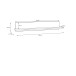 Wandboard >Alice Springs< in Buttergelb - 154x25,6x21,2cm (BxHxT)