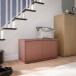 Schuhbank >Alice Springs< in Terracotta - 74,5x41,5x34,9cm (BxHxT)